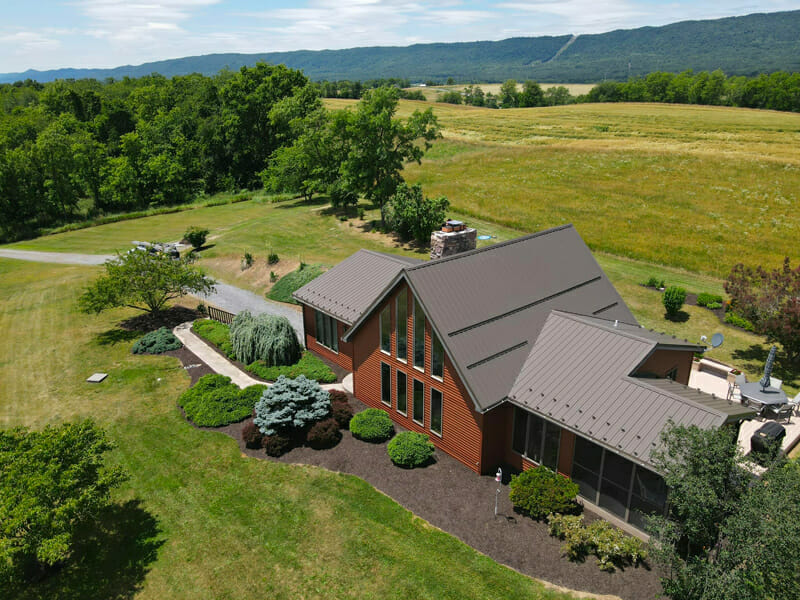 New metal roof installation in Mount Holly PA